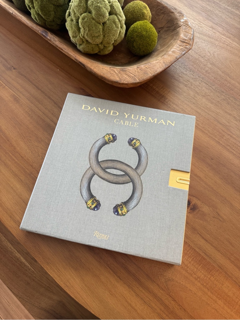 David Yurman -Cable Book Coffee table book decor solid heavy duty